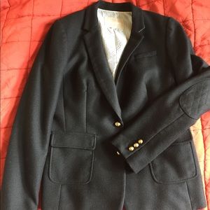 Banana Republic Black wool blend blazer size 12